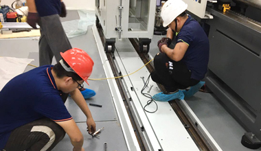 豐田臺車安裝現場